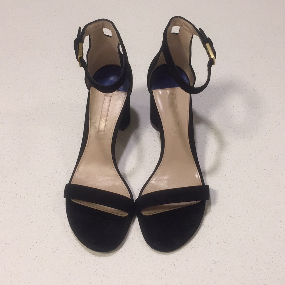 Stuart Weitzman Black Block Heels